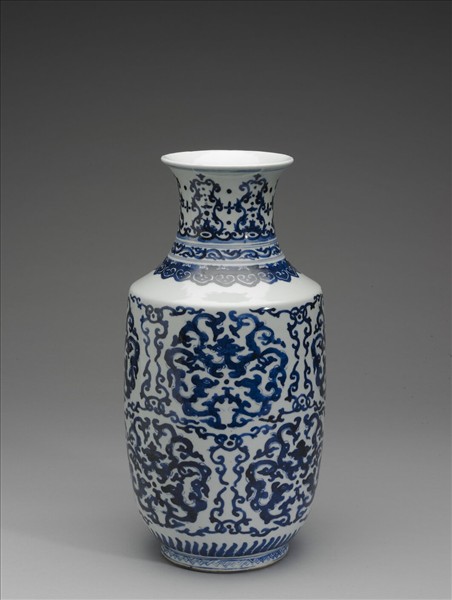 青花蟠夔紋燈籠尊