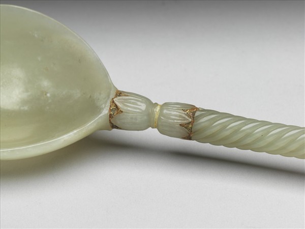 玉絞絲紋長柄勺