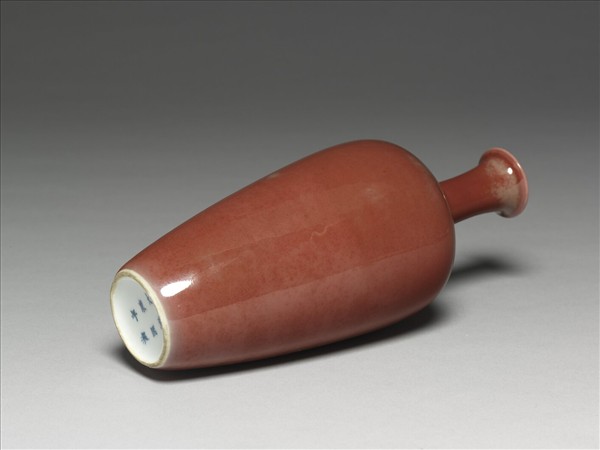 豇豆紅釉萊菔瓶