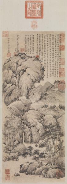 明徐賁蜀山圖　軸