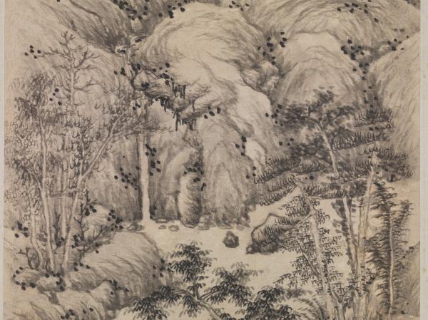 明徐賁蜀山圖　軸