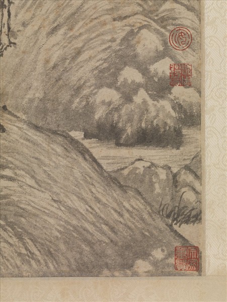 明陳汝言百丈泉　軸