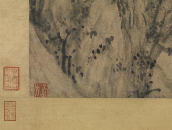 明王紱松亭高士圖　軸