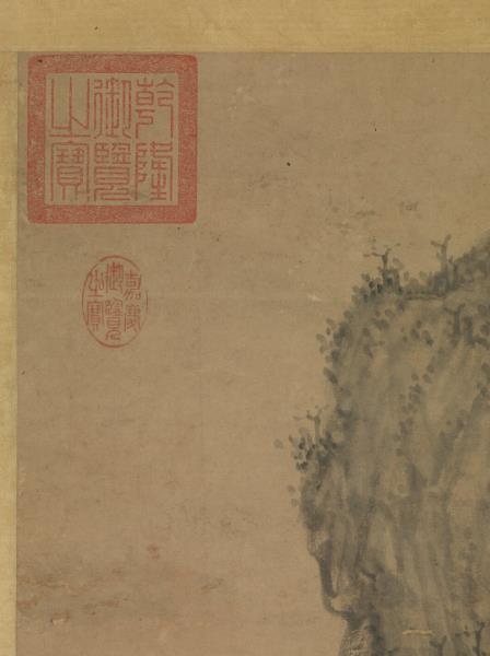 明王紱松亭高士圖　軸