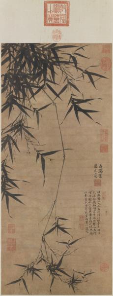 明王紱淇渭圖　軸