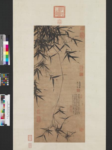 明王紱淇渭圖　軸