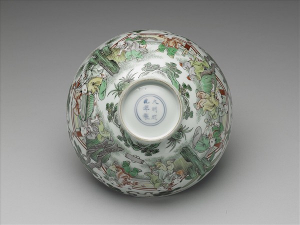 五彩嬰戲圖碗