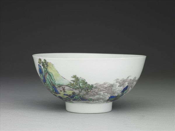 琺瑯彩壽山福海碗