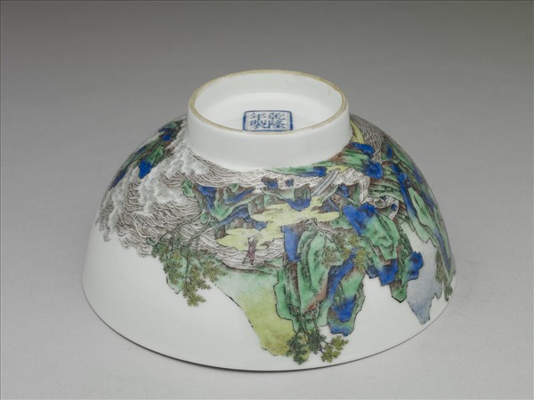 琺瑯彩壽山福海碗