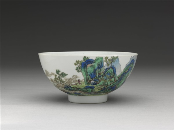 琺瑯彩壽山福海碗