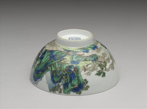 琺瑯彩壽山福海碗