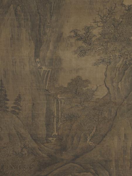 五代梁關仝秋山晚翠　軸