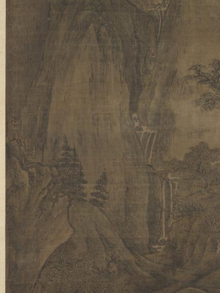 五代梁關仝秋山晚翠　軸