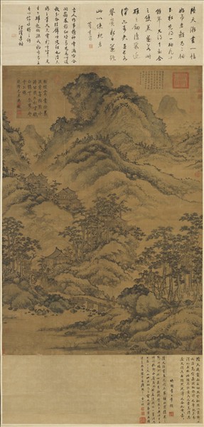 元陸廣仙山樓觀　軸