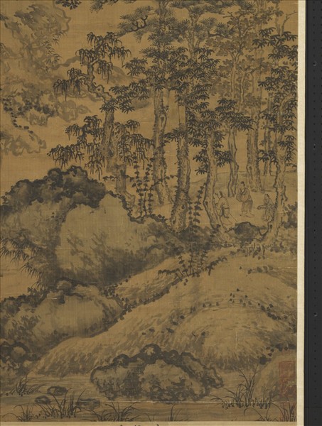 元陸廣仙山樓觀　軸