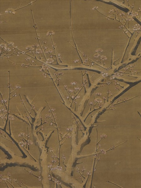明陸復梅花　軸