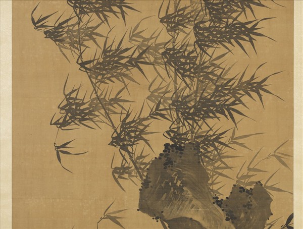 明呂端浚畫竹　軸