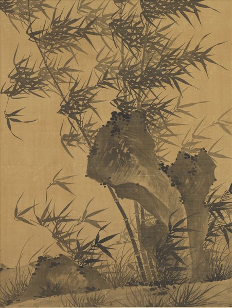 明呂端浚畫竹　軸