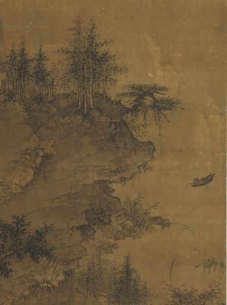 明戴進溪橋策蹇圖　軸