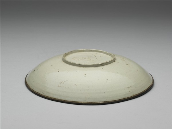 定窯 印花吳牛喘月圖盤