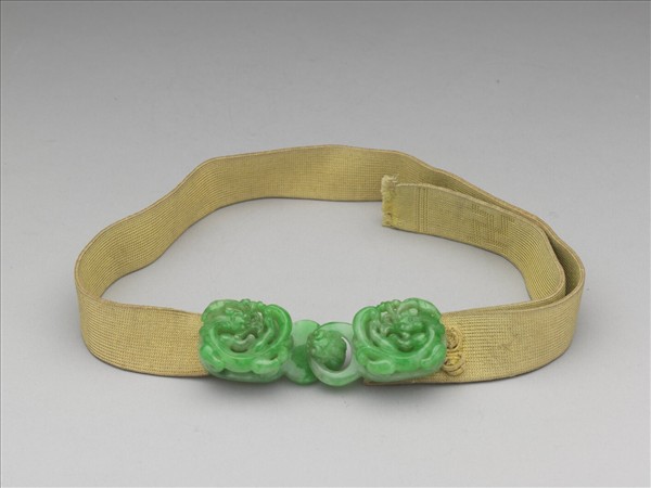 翠玉帶扣涼帶