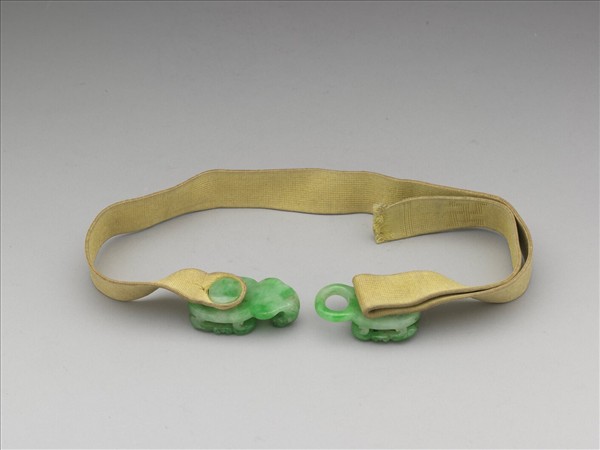 翠玉帶扣涼帶