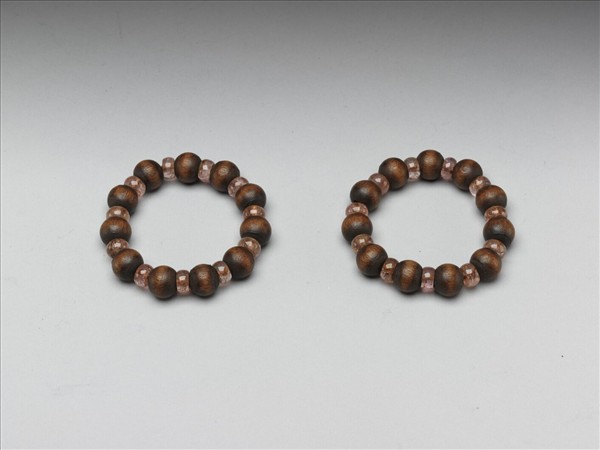 茄楠木碧璽手鐲