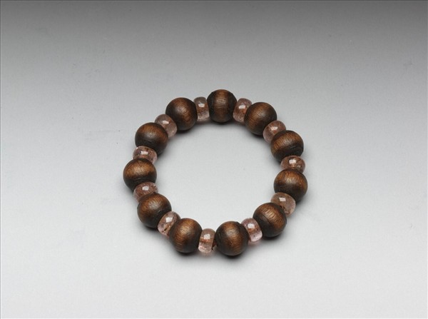 茄楠木碧璽手鐲