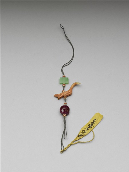 翡翠珊瑚碧璽墜飾