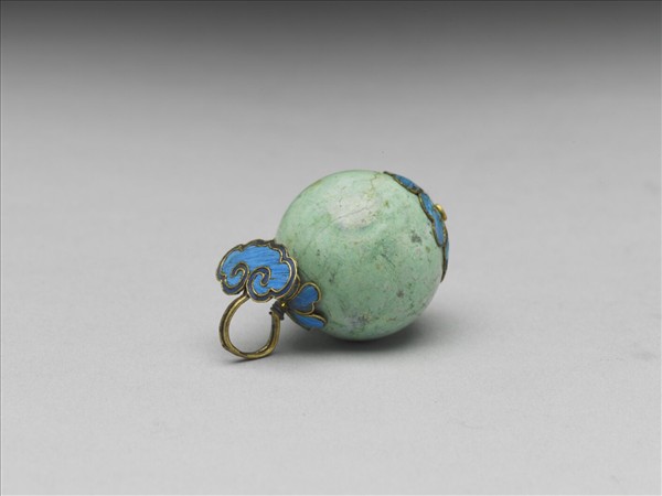 綠松石點翠鈕子