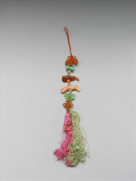 翡翠珊瑚碧璽墜飾