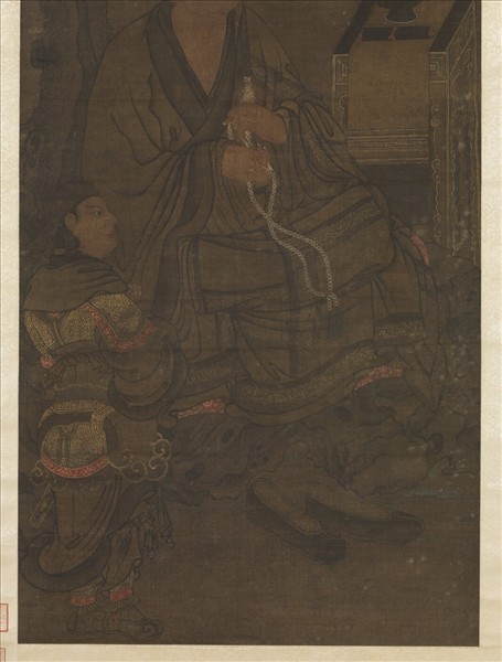 五代前蜀貫休畫羅漢　軸