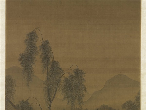 明戴進柳塘圖　軸