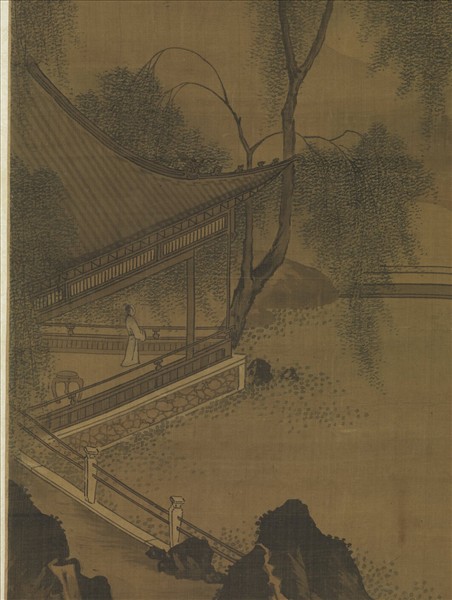 明戴進柳塘圖　軸