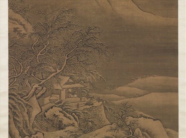 明戴進畫山水　軸