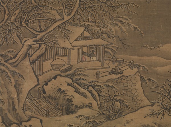 明戴進畫山水　軸