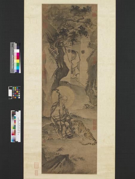 明戴進畫羅漢　軸