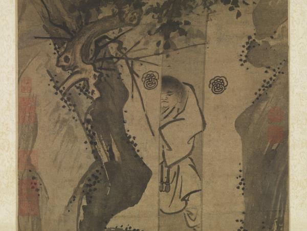 明戴進畫羅漢　軸