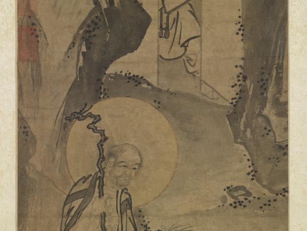 明戴進畫羅漢　軸