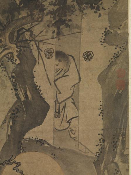 明戴進畫羅漢　軸