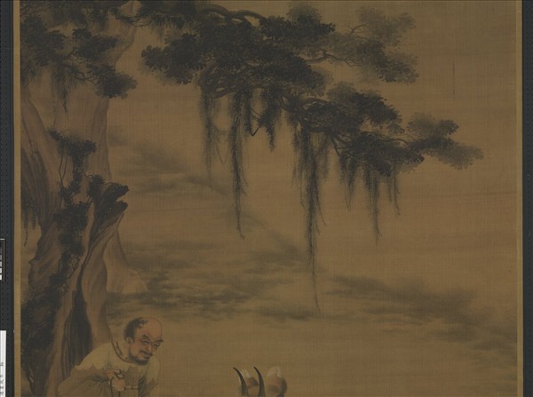 明戴進畫紈牛　軸