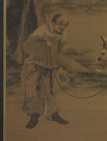 明戴進畫紈牛　軸