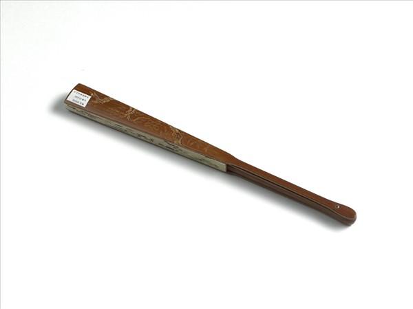 民國陳衡恪花卉松壽並楷書七言古詩　成扇　花卉松壽