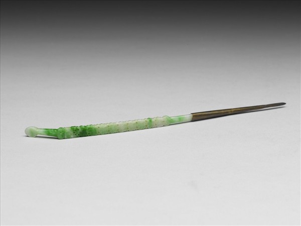 翠玉耳挖簪