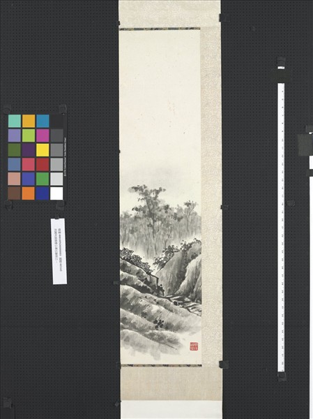 民國何漆園曹公潭五聯屏　軸