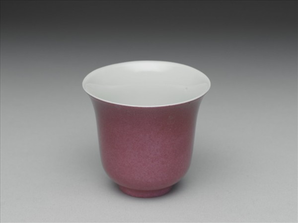胭脂紅彩杯