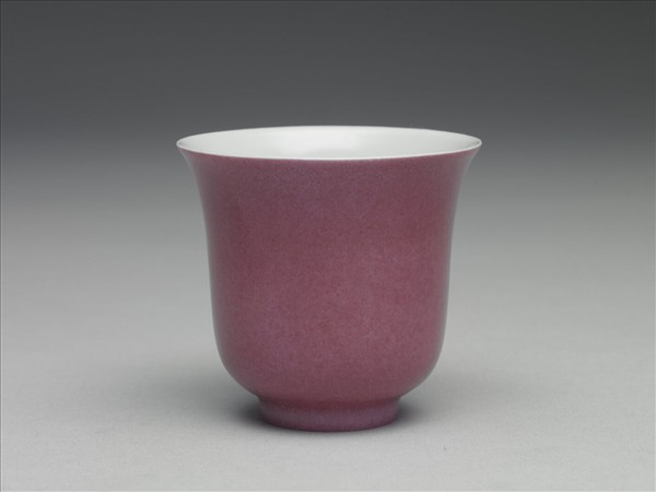 胭脂紅彩杯