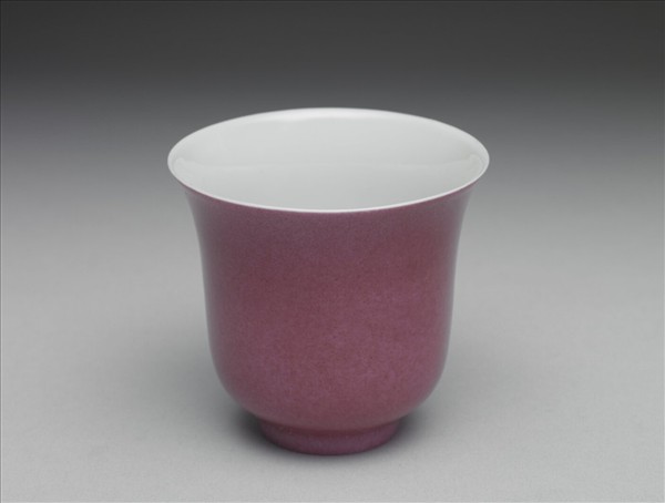 胭脂紅彩杯