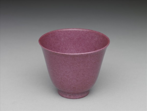 胭脂紅彩杯