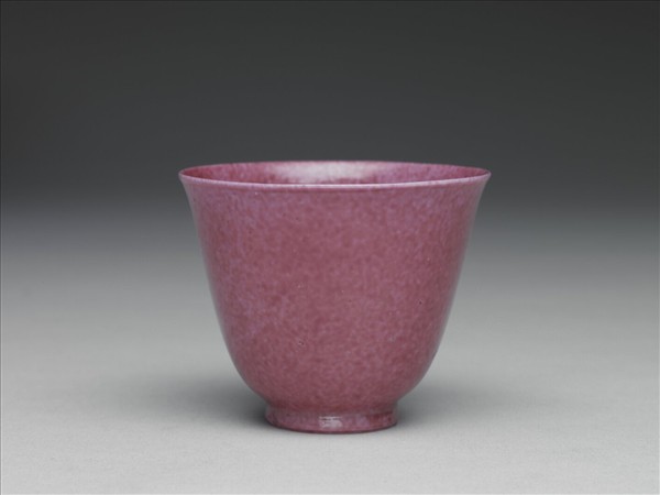 胭脂紅彩杯